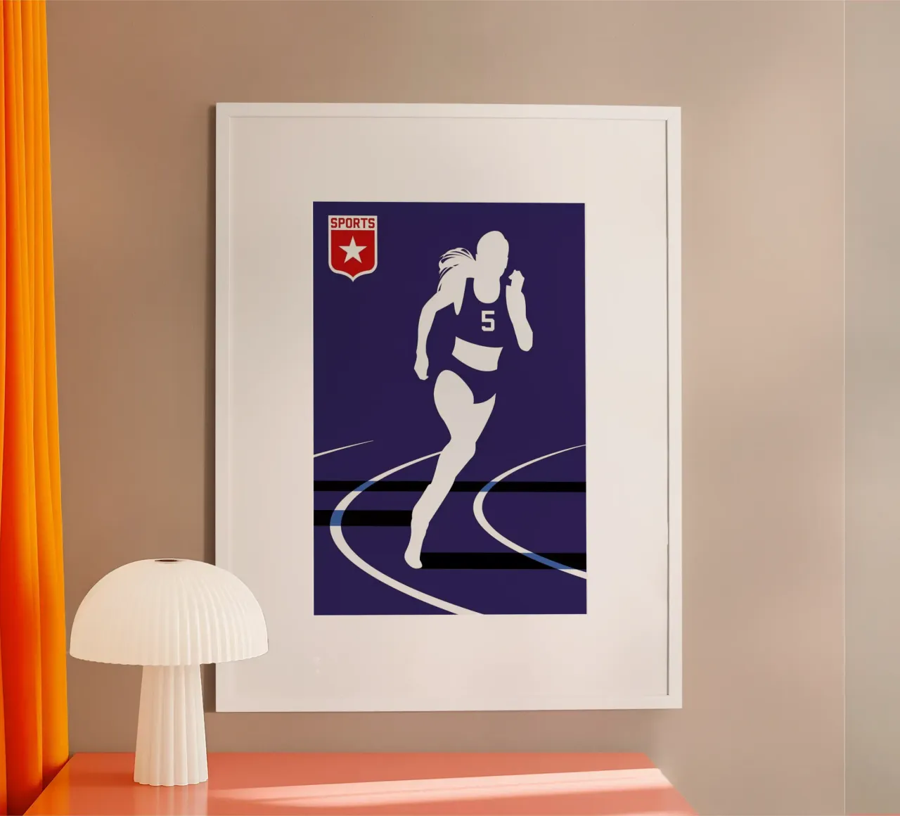Runner poster van Bo Lundberg