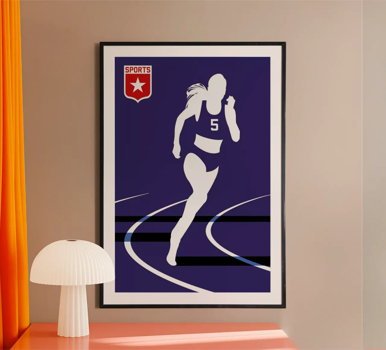 Runner poster van Bo Lundberg