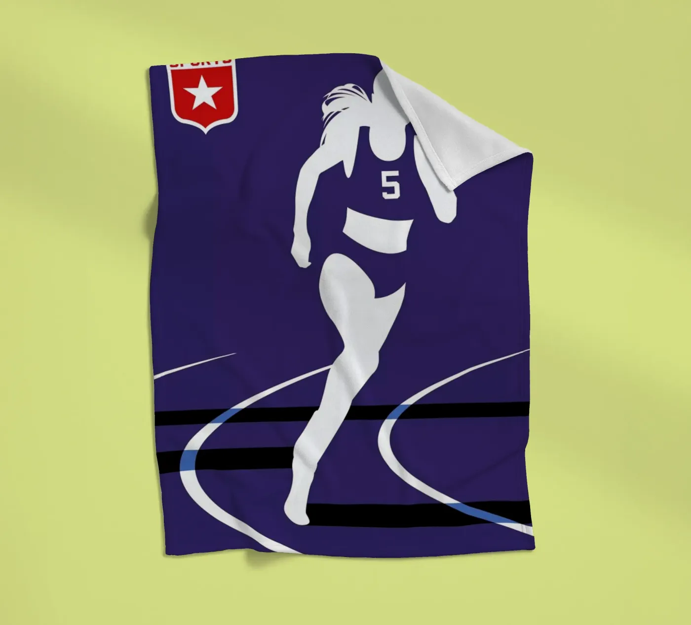 Runner coperta in pile da Bo Lundberg