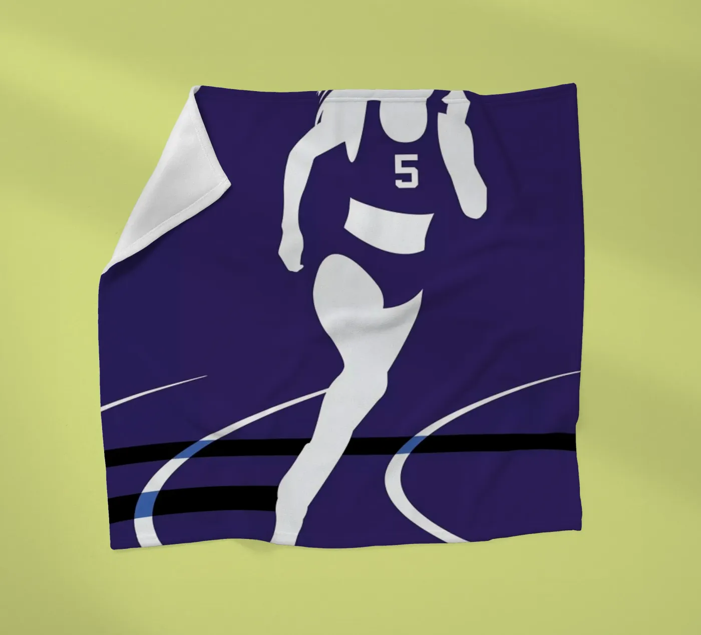 Runner coperta in pile da Bo Lundberg