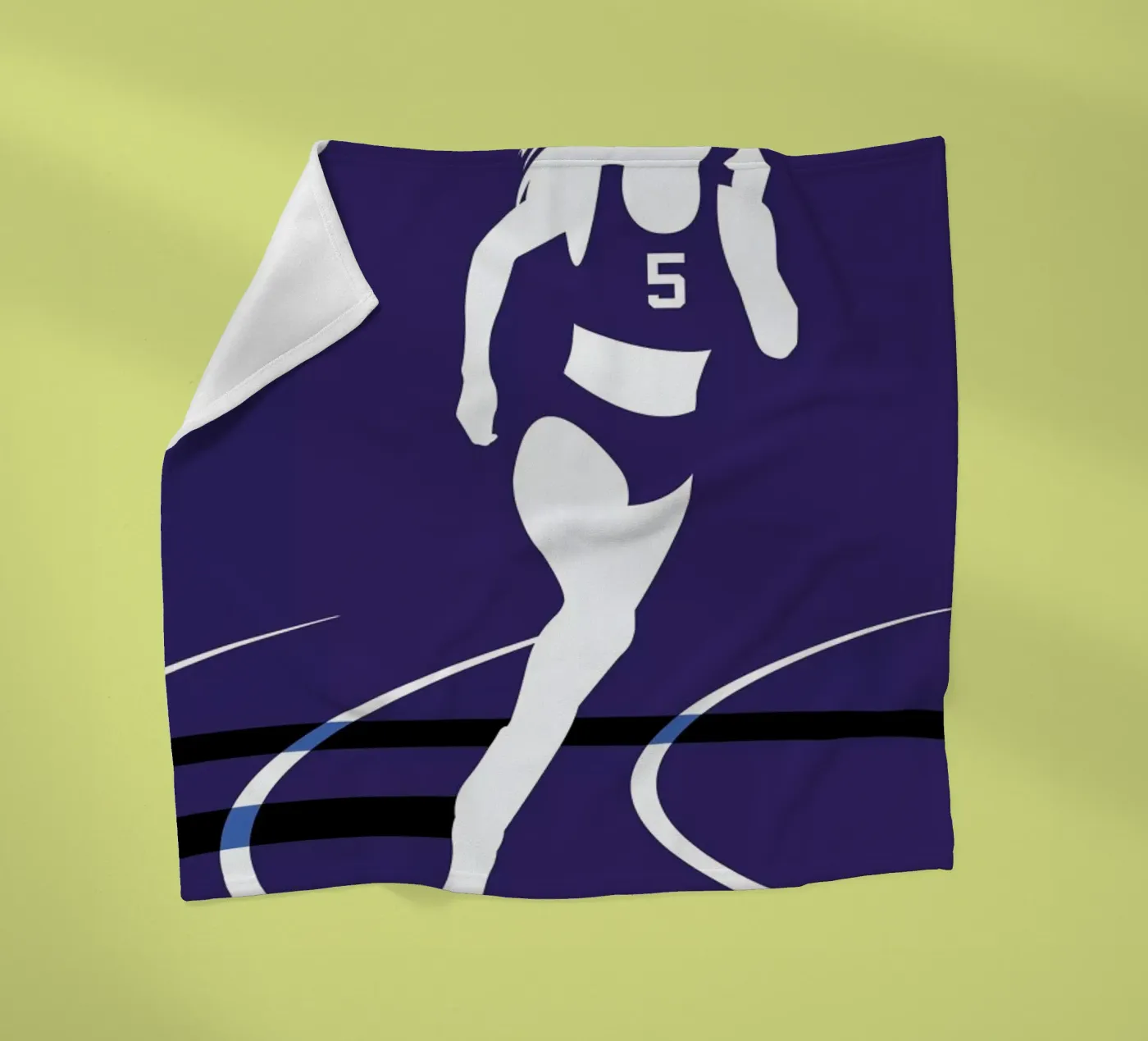 Runner fleecedeken van Bo Lundberg