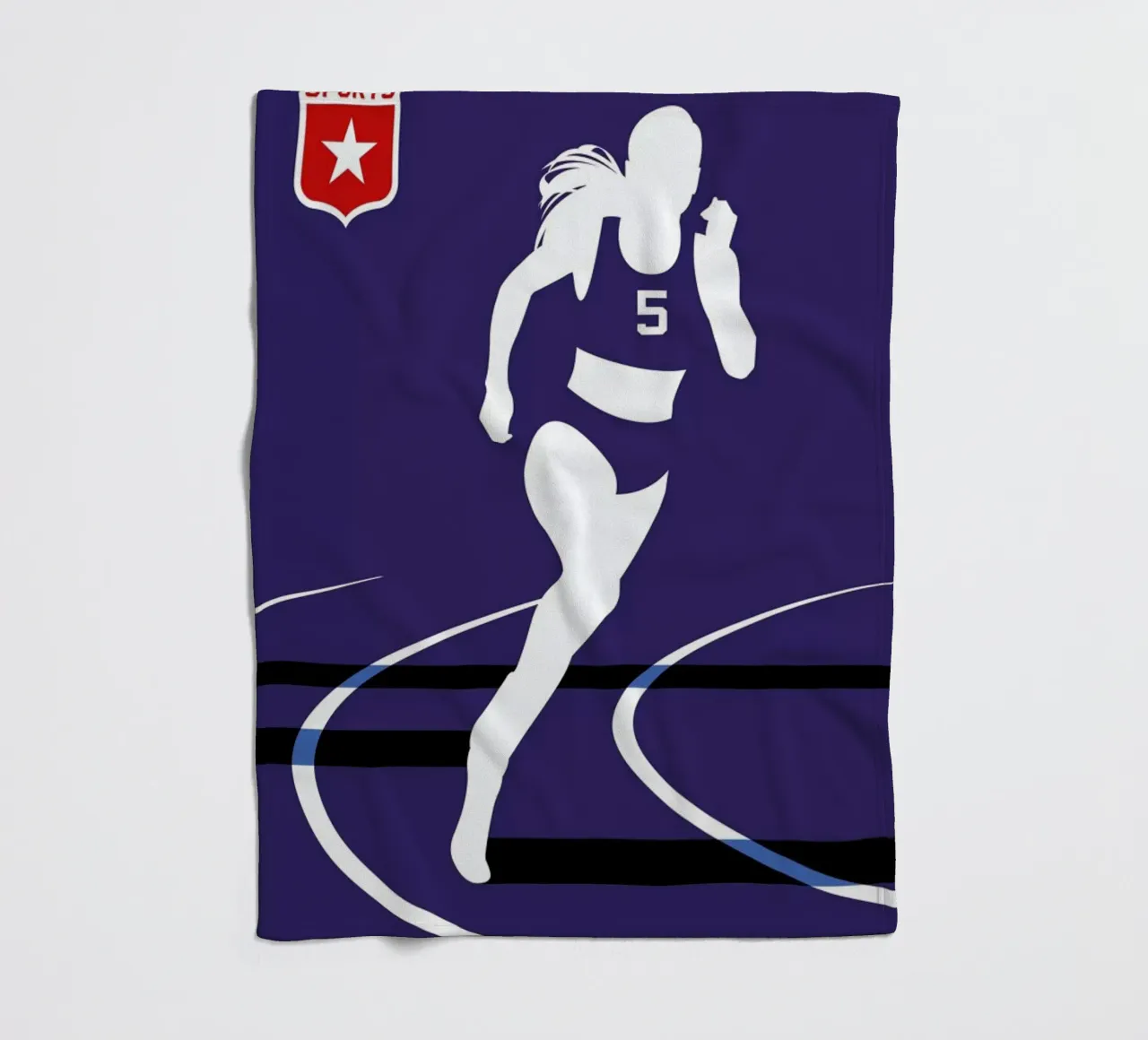 Runner fleecedeken van Bo Lundberg