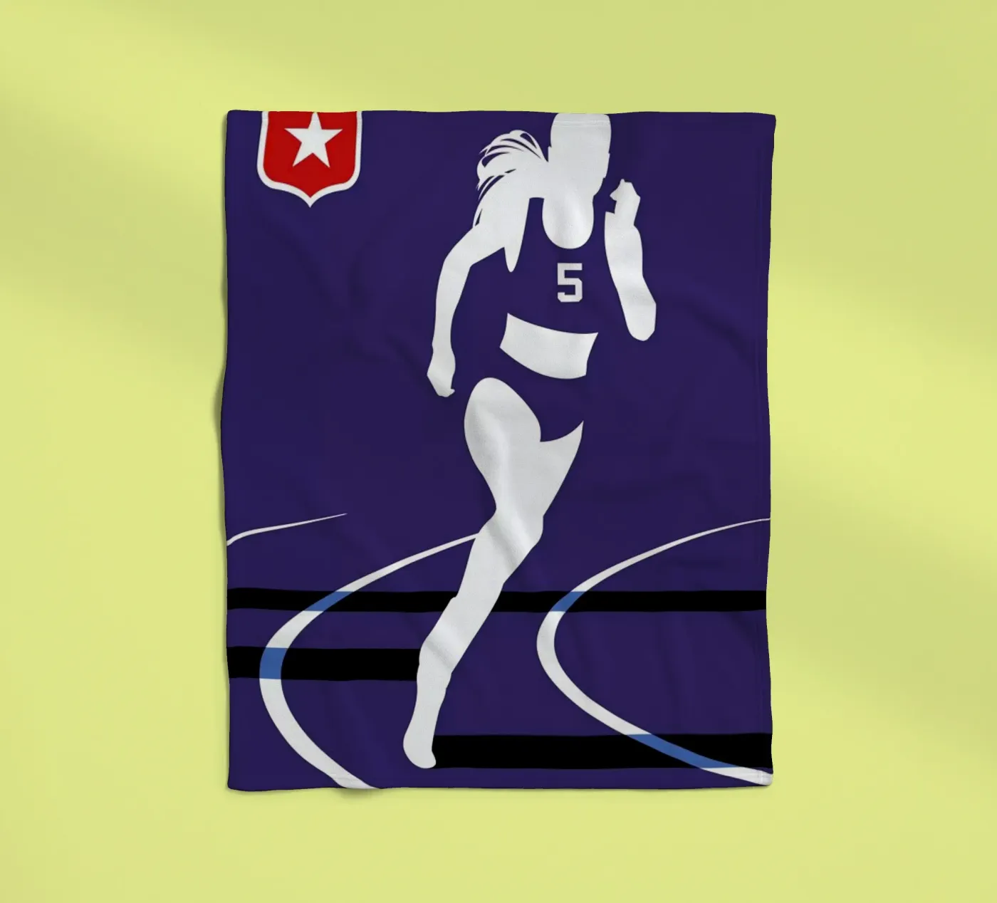 Runner coperta in pile da Bo Lundberg