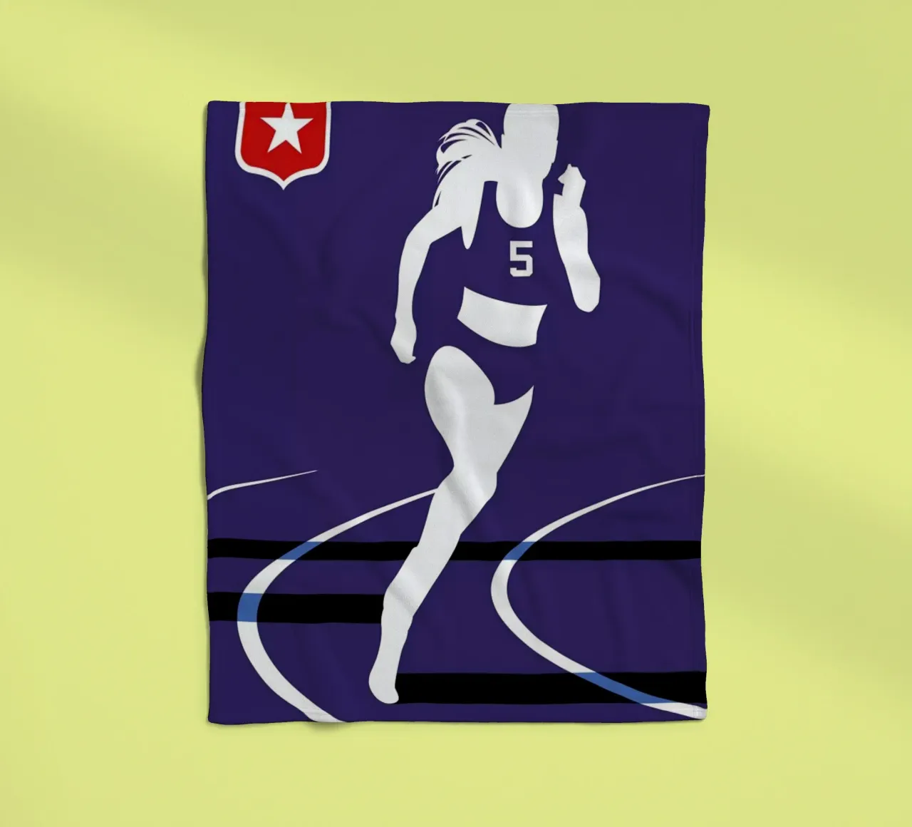 Runner fleecedeken van Bo Lundberg