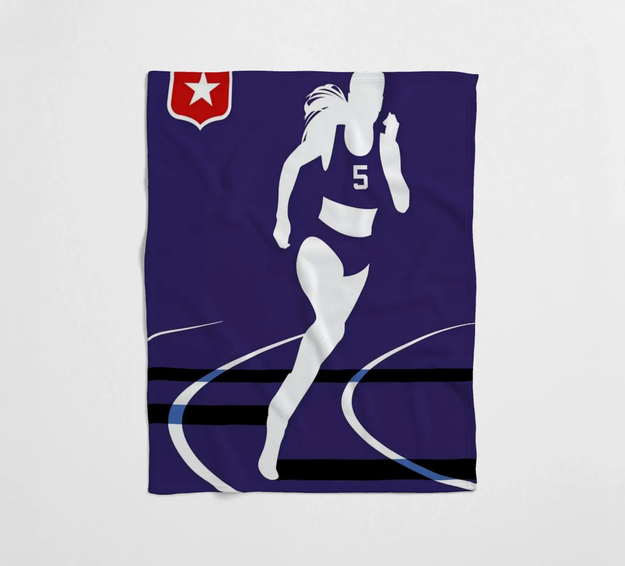 Runner fleecedeken van Bo Lundberg