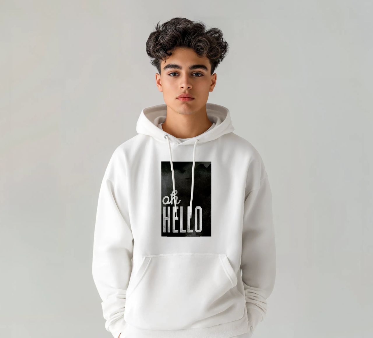 Oh Hello felpa con cappuccio da Summerchamps