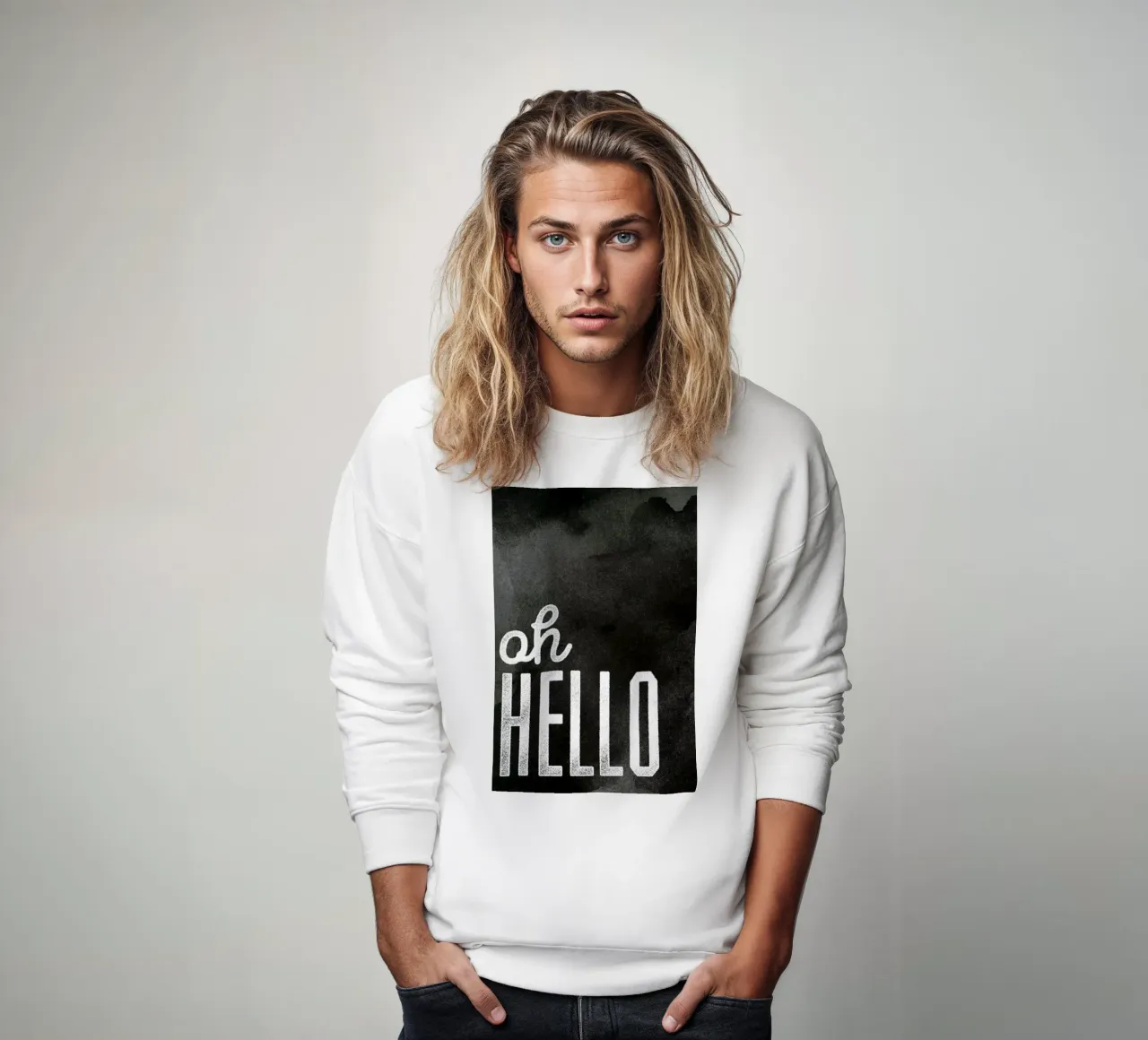 Oh Hello felpa da Summerchamps