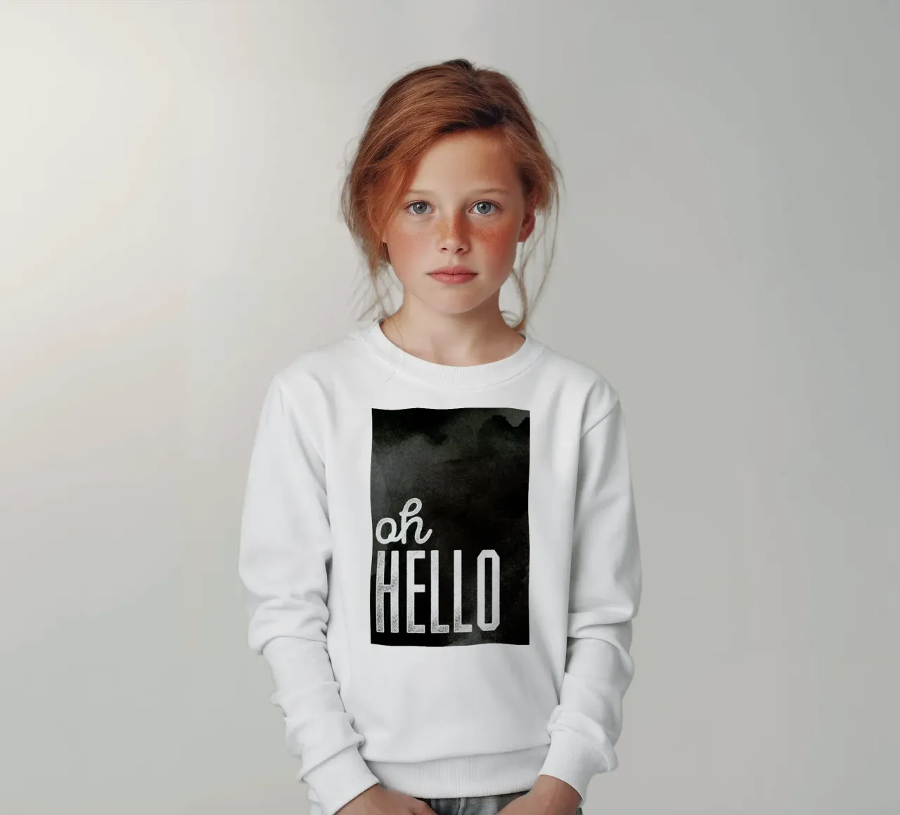 Oh Hello felpa bambino da Summerchamps