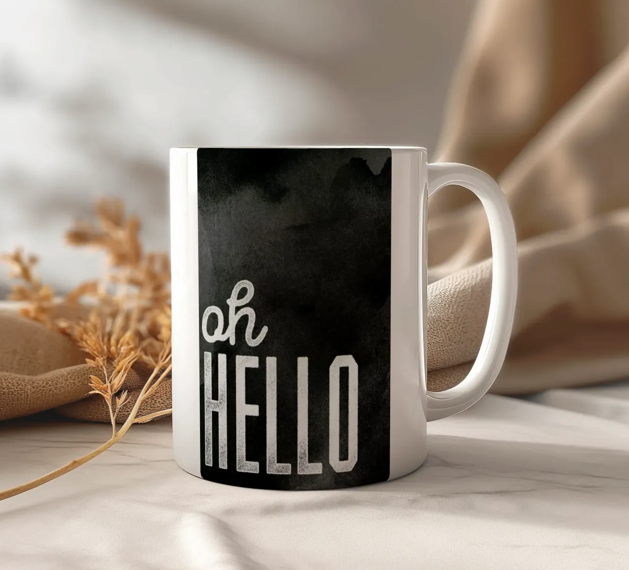 Oh Hello Keramik Tasse von Summerchamps