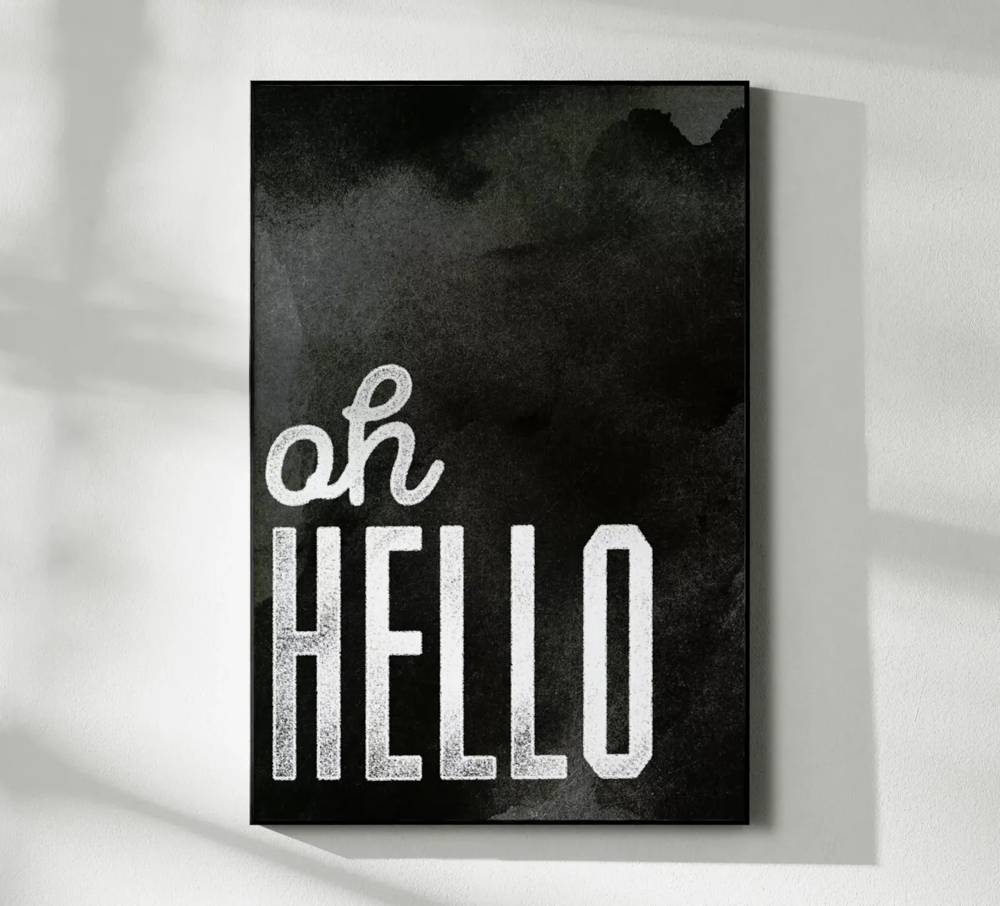 Oh Hello Acryl-Glas von Summerchamps