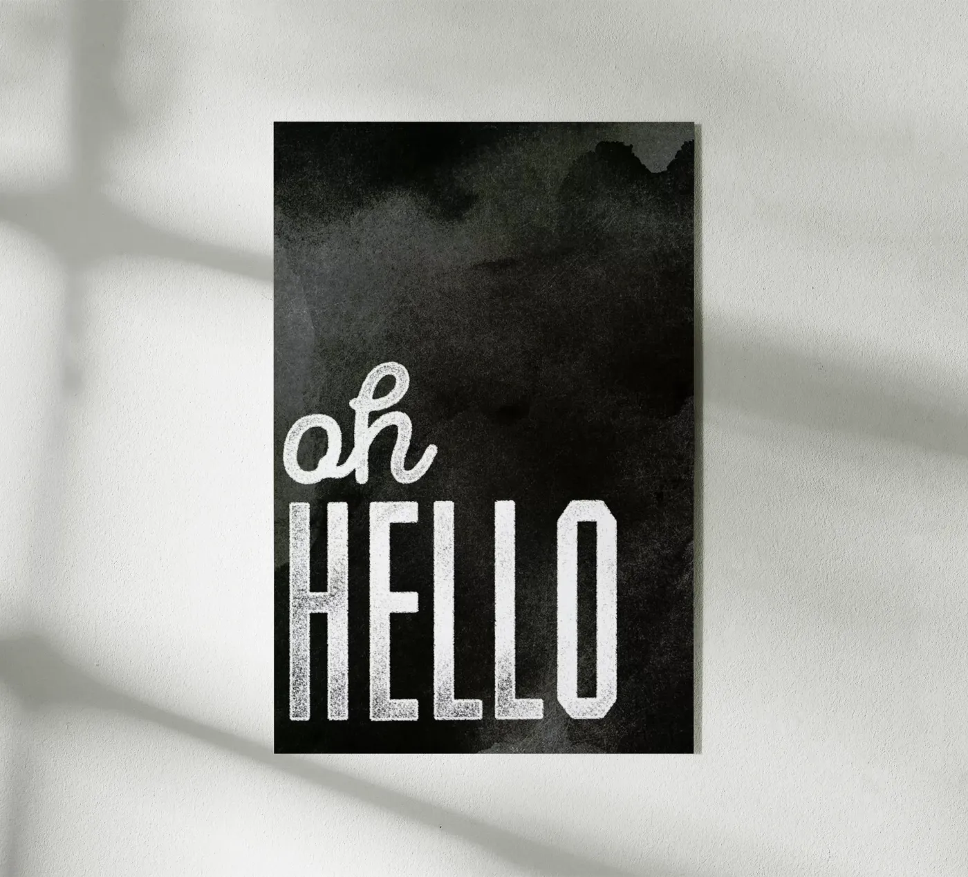 Oh Hello Acryl-Glas von Summerchamps