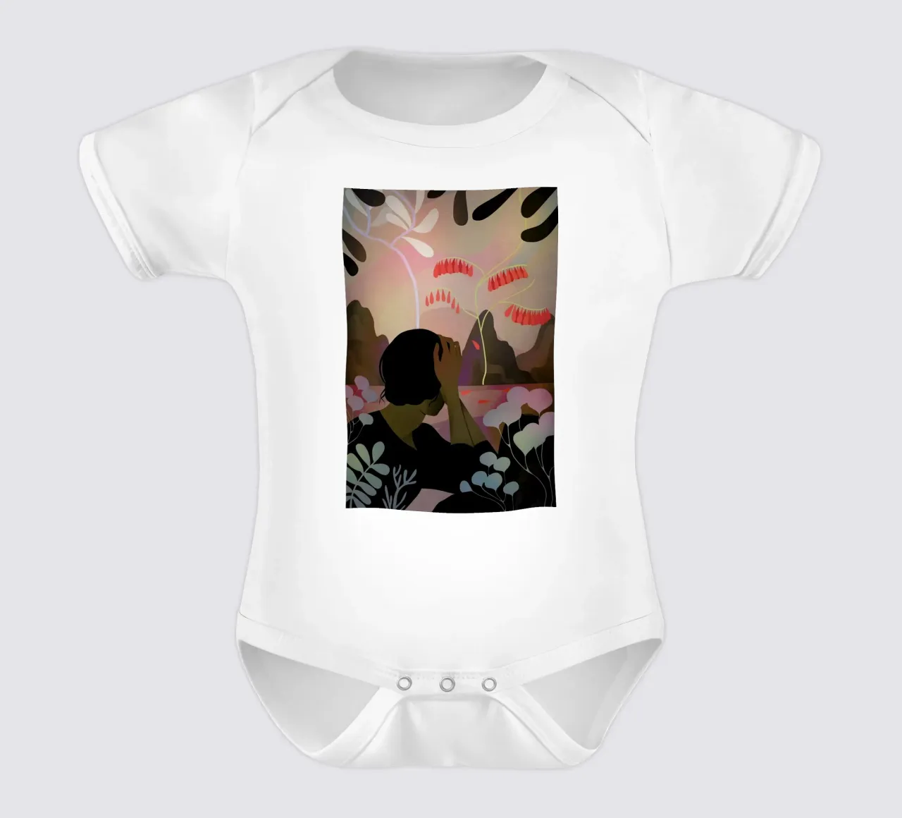 Ausblick body neonato maniche corte da Lesja Chernish