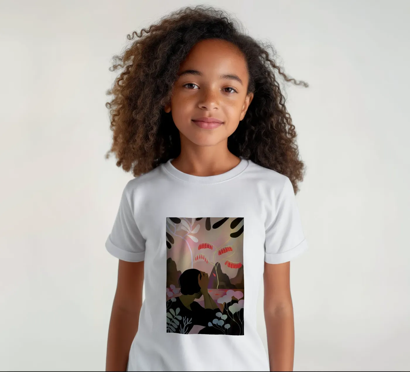 Ausblick t-shirt bambini da Lesja Chernish