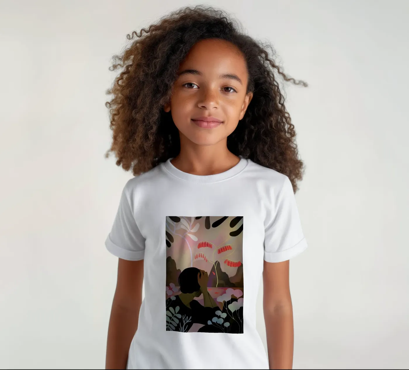 Ausblick t-shirt bambini da Lesja Chernish