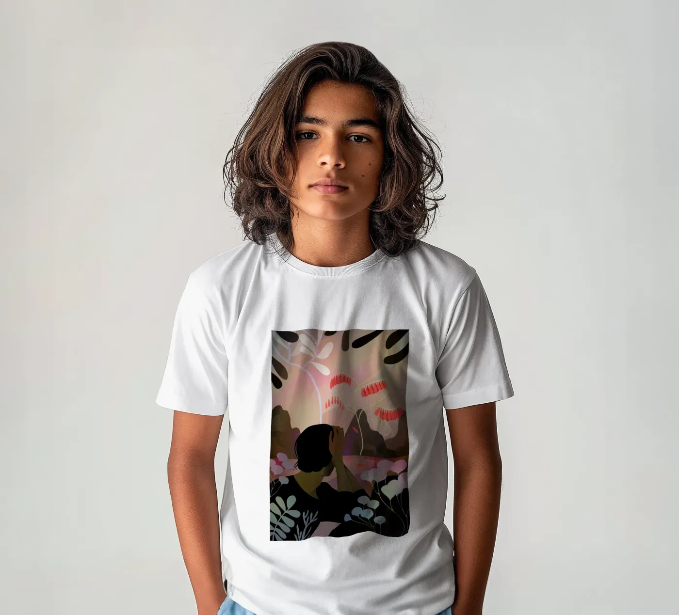Ausblick t-shirt bambini da Lesja Chernish