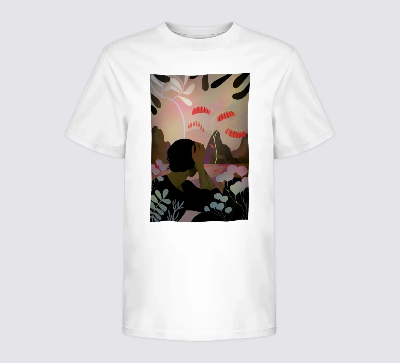 Ausblick t-shirt bambini da Lesja Chernish