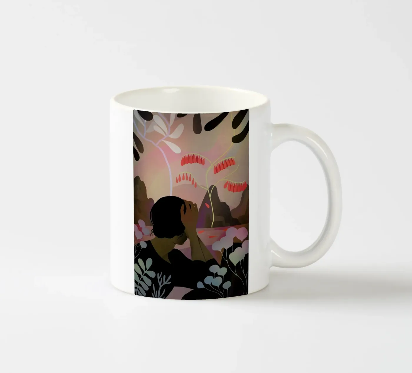 Ausblick ceramic mug by Lesja Chernish