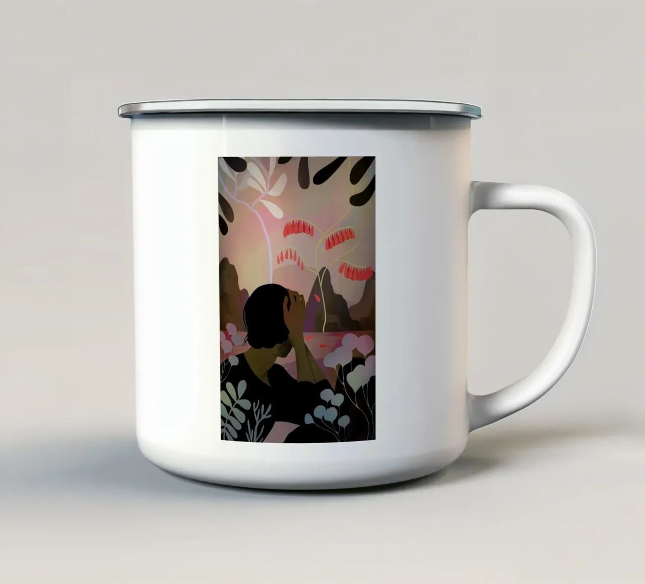 Ausblick tazza in smalto da Lesja Chernish