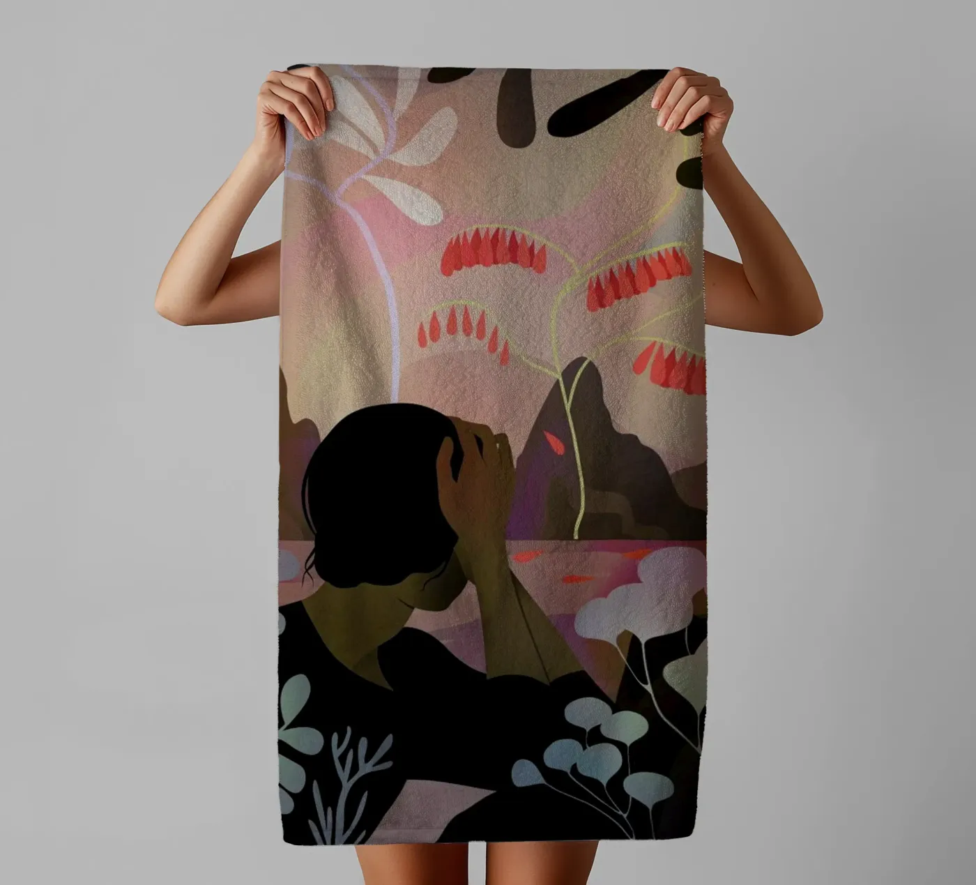 Ausblick towel by Lesja Chernish