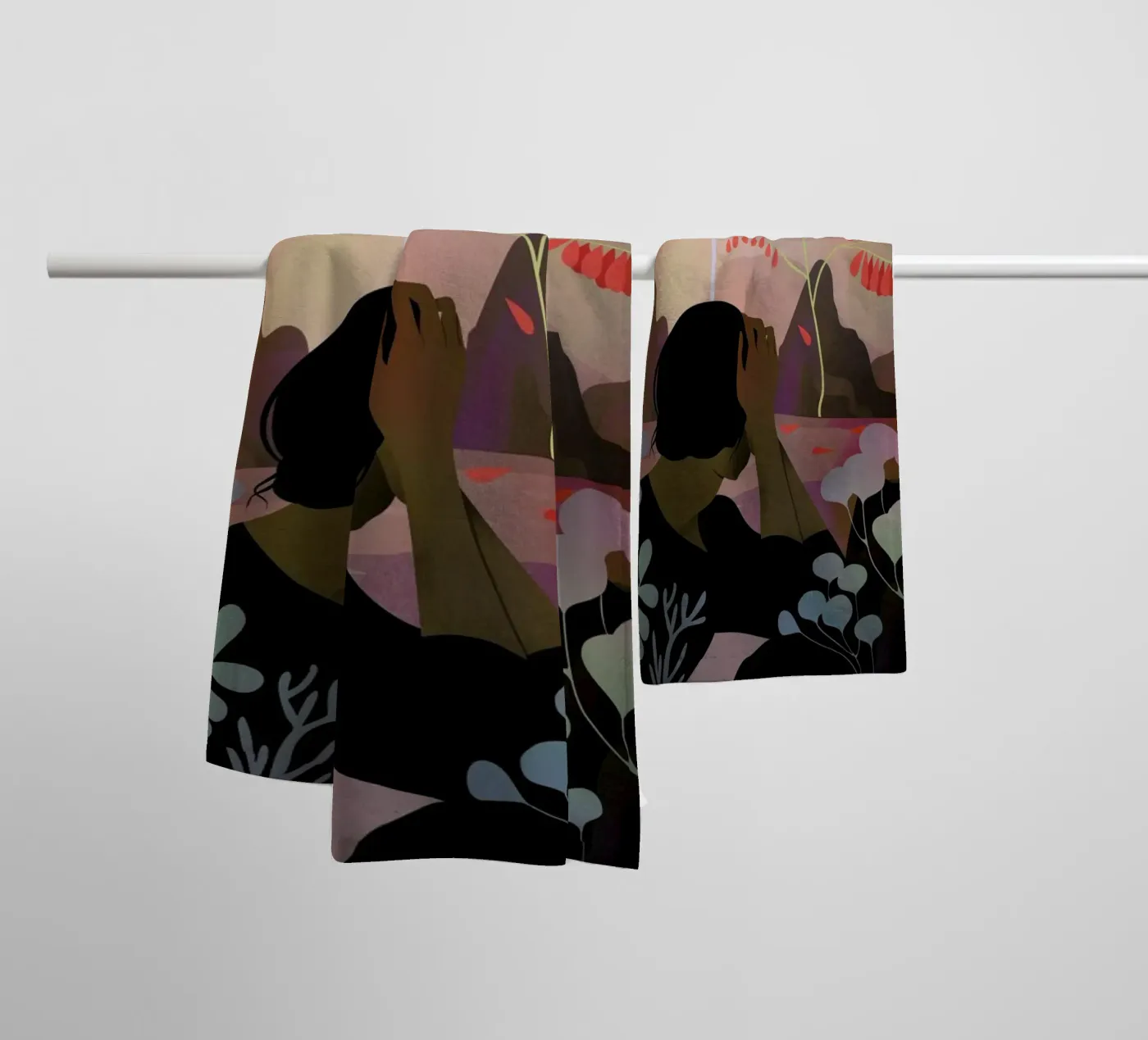 Ausblick towel by Lesja Chernish