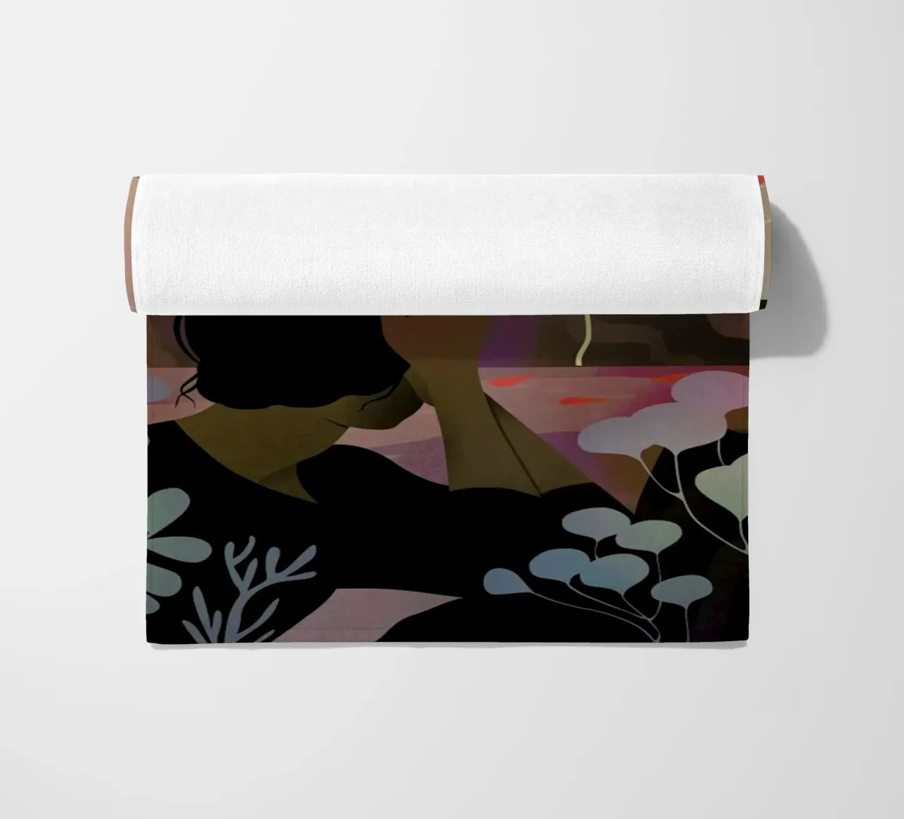 Ausblick beach towel by Lesja Chernish