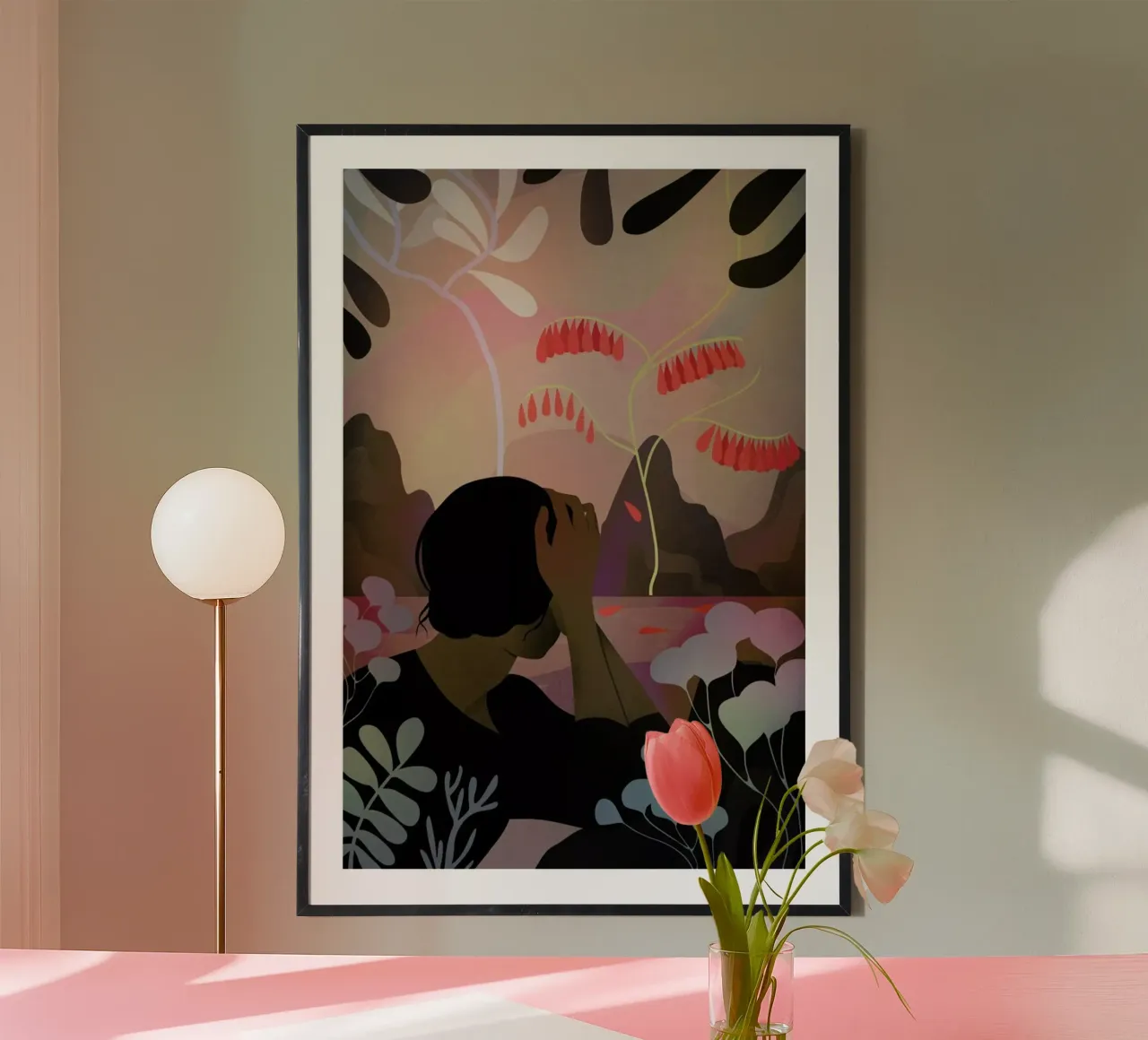 Ausblick poster con telaio in alluminio da Lesja Chernish