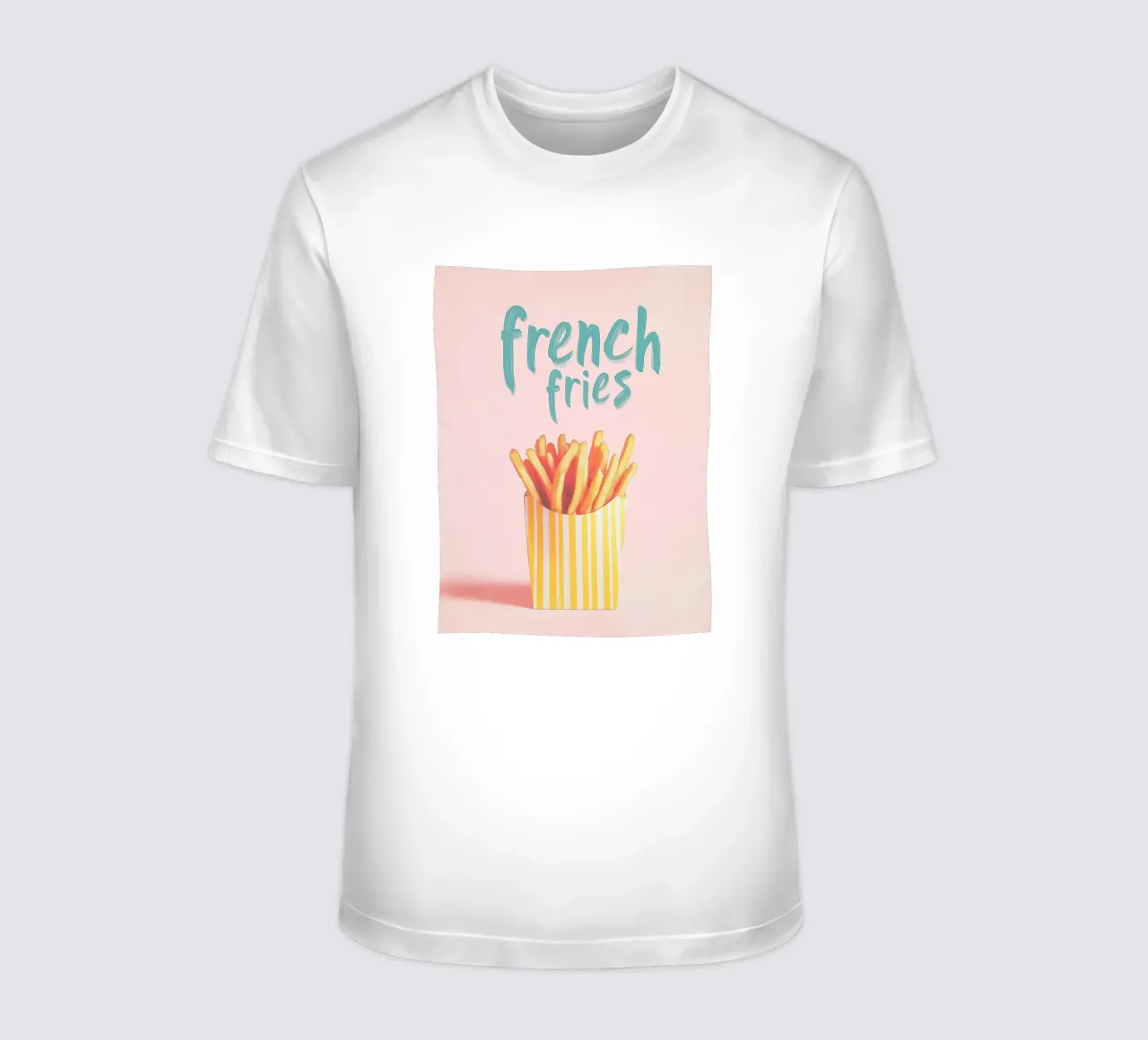 Strip box con patatine fritte t-shirt da Carinaprint