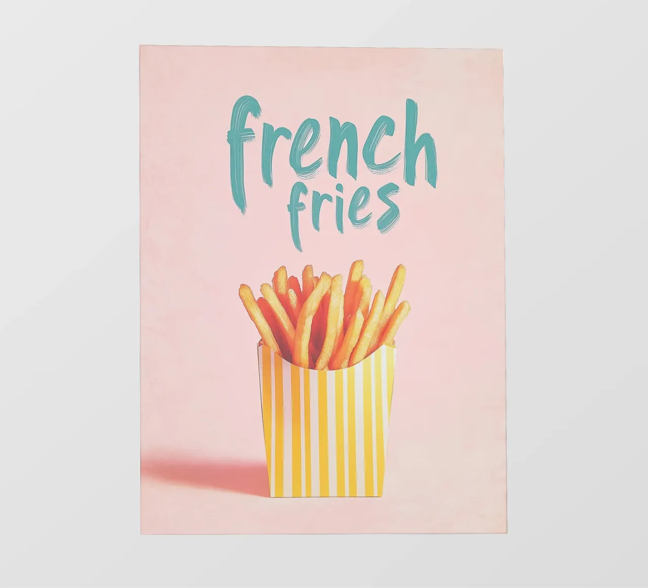 Strip box con patatine fritte telo in pvc da Carinaprint