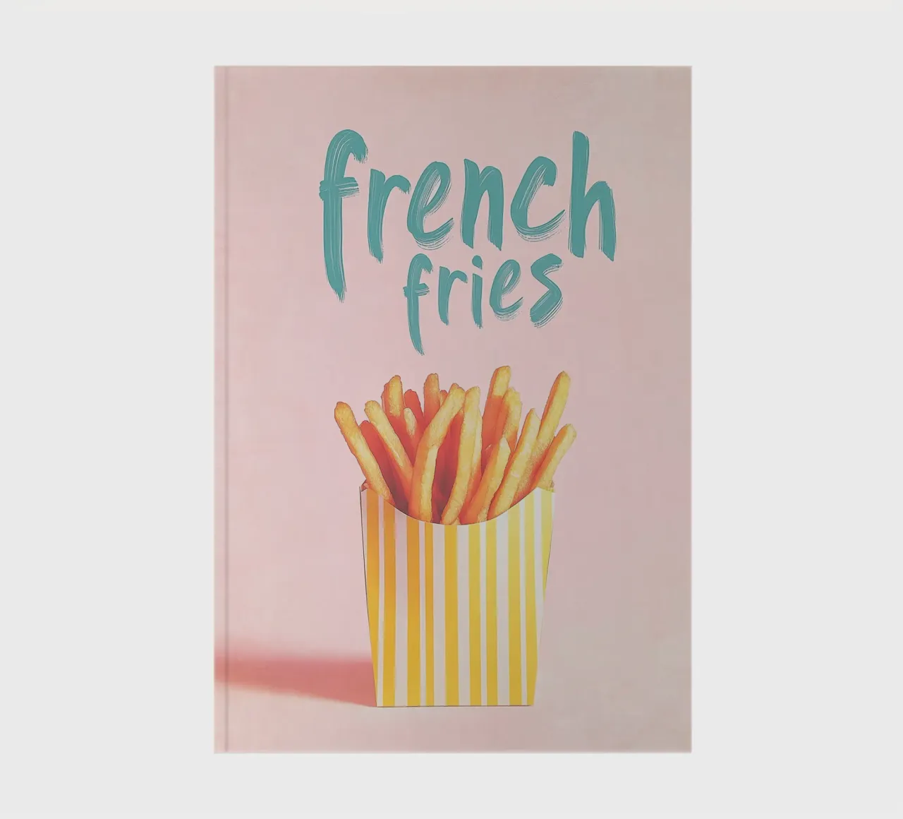 Strip box with French fries notebook by Carinaprint