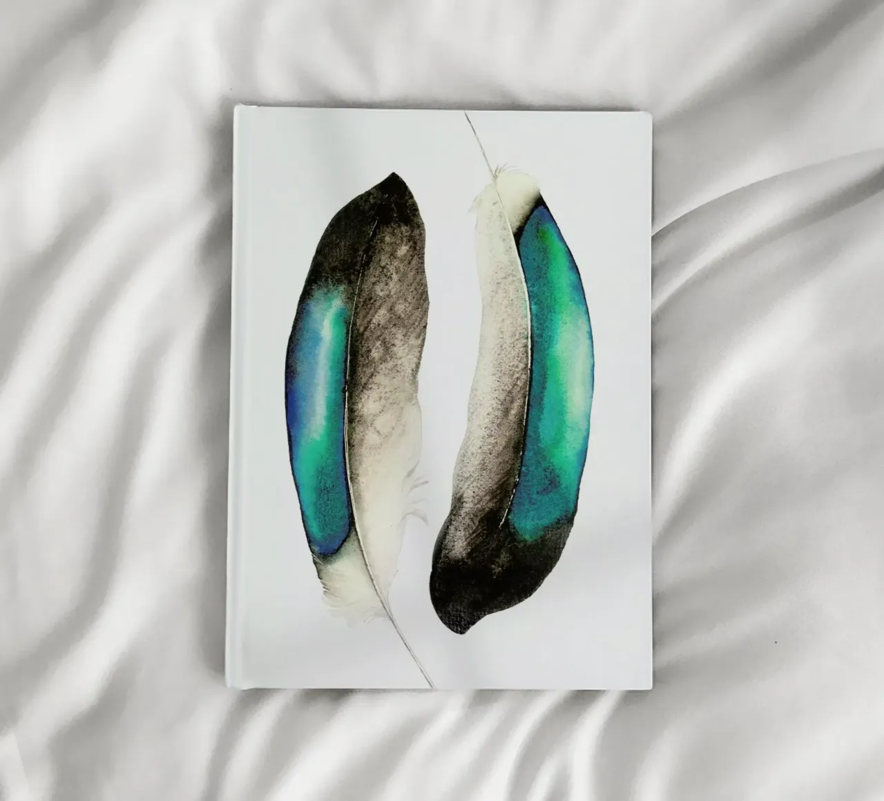 Smaragd Feathers cuaderno de Karolina Kijak