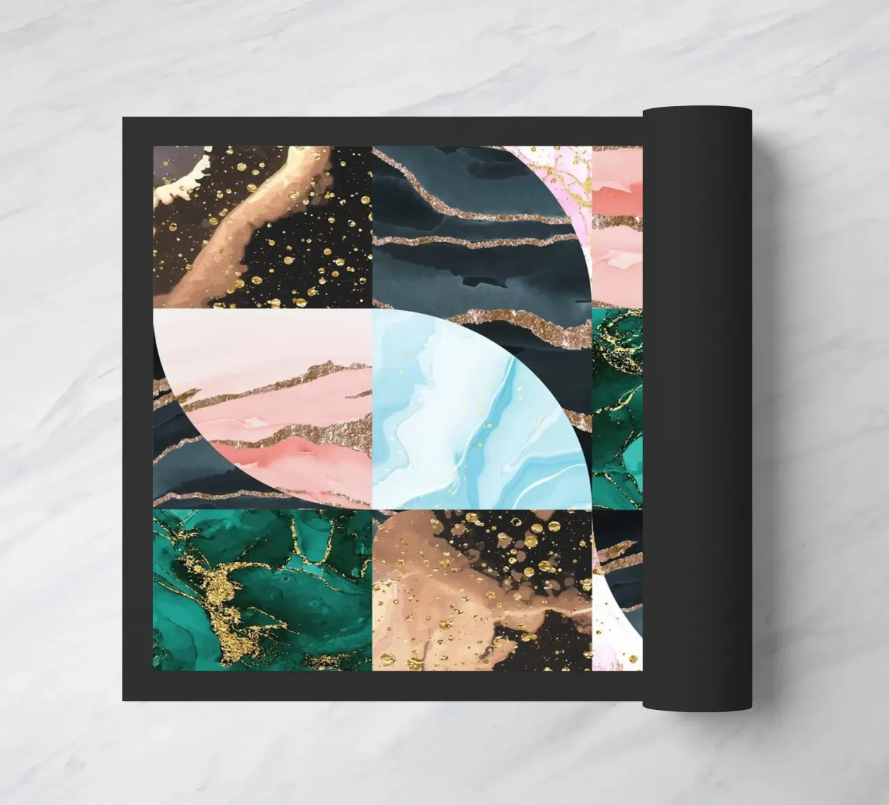 Marble Obsession doormat by 83oranges.com