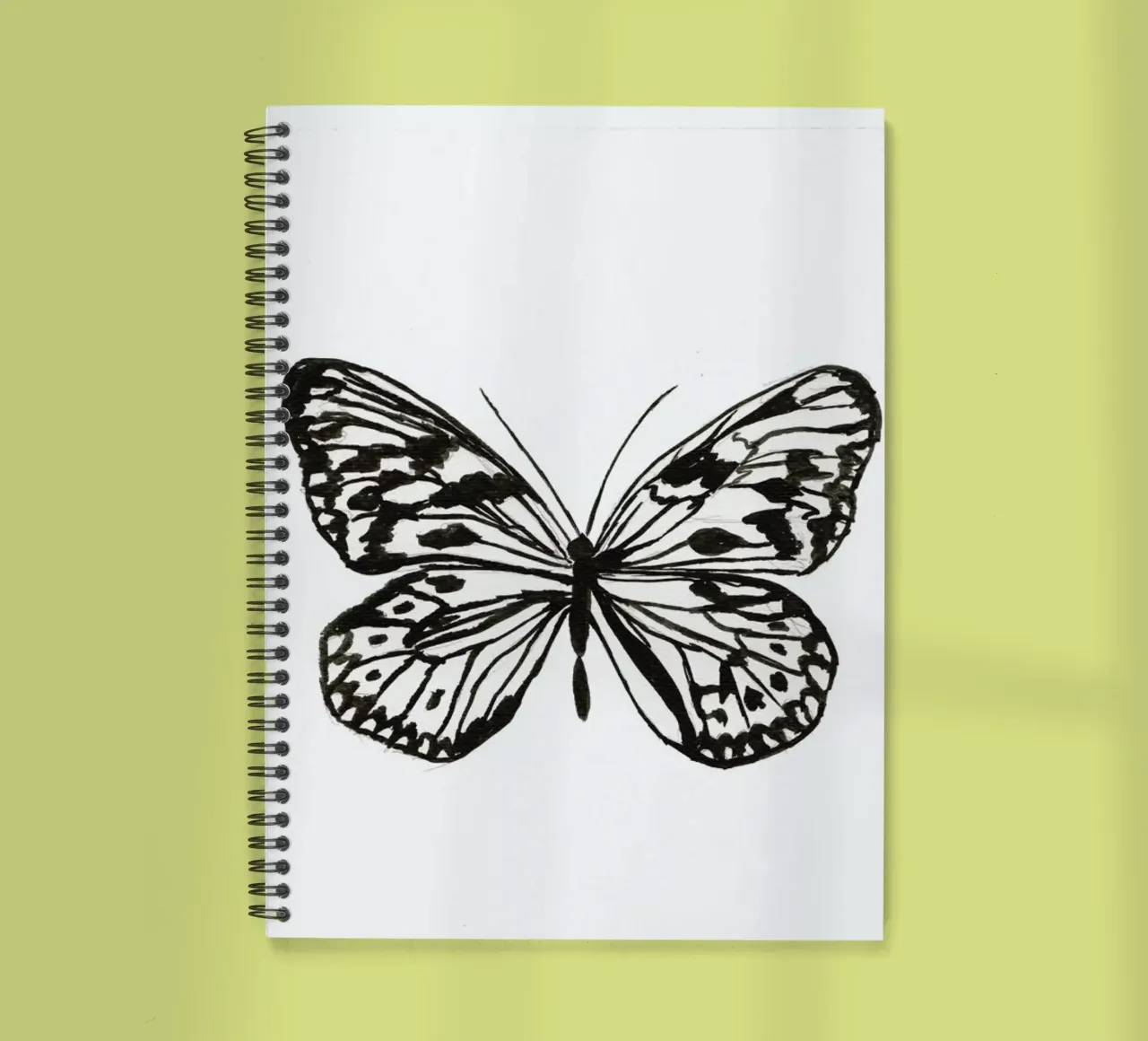 Butterfly No. 45 spiral notebook by Nathys_illustration