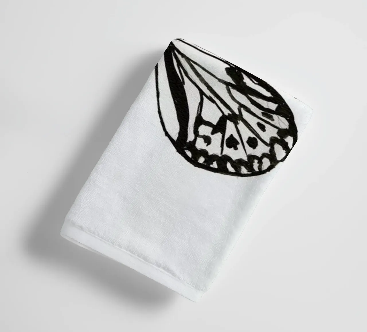 Butterfly No. 45 towel by Nathys_illustration