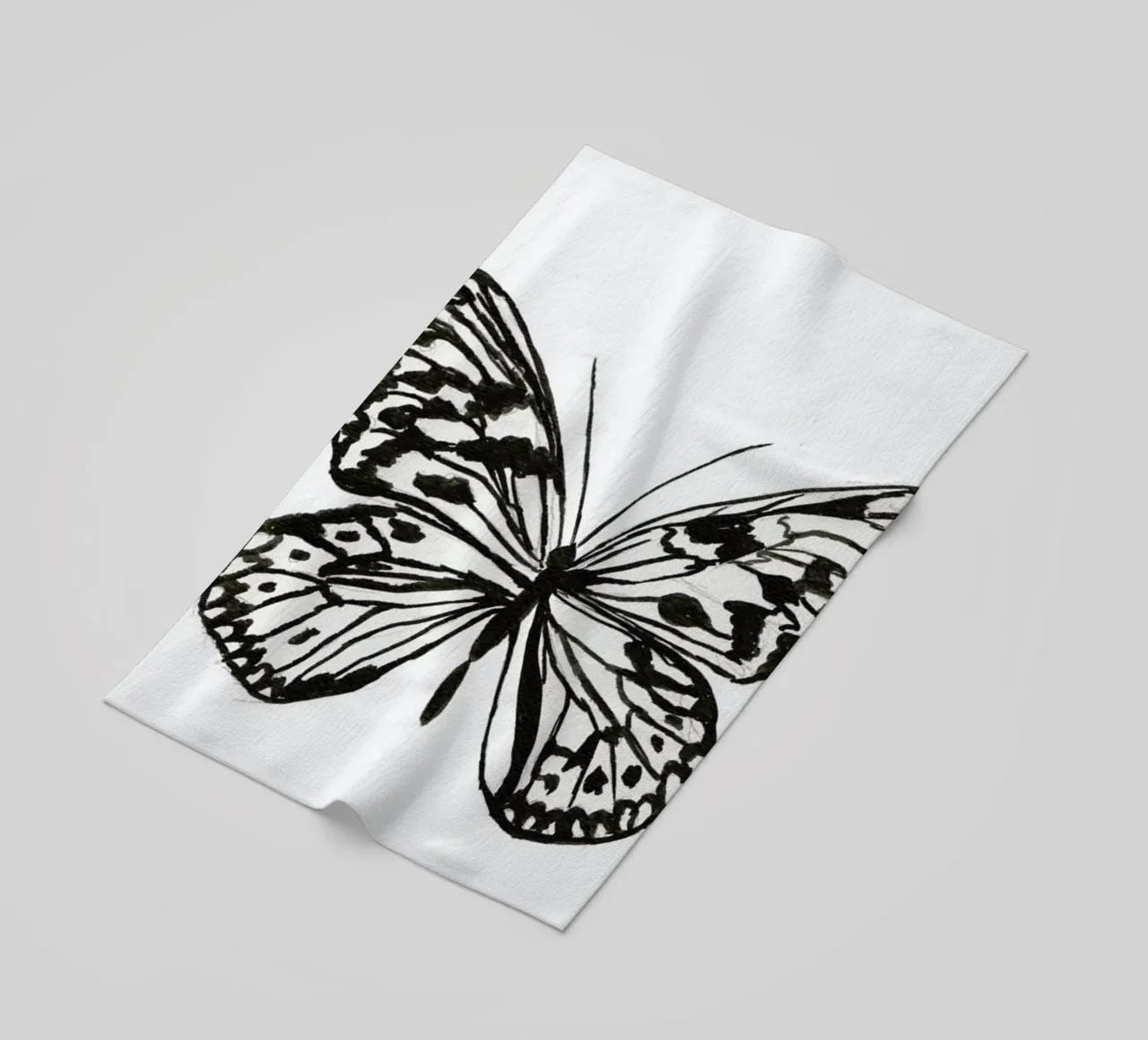 Butterfly No. 45 beach towel by Nathys_illustration