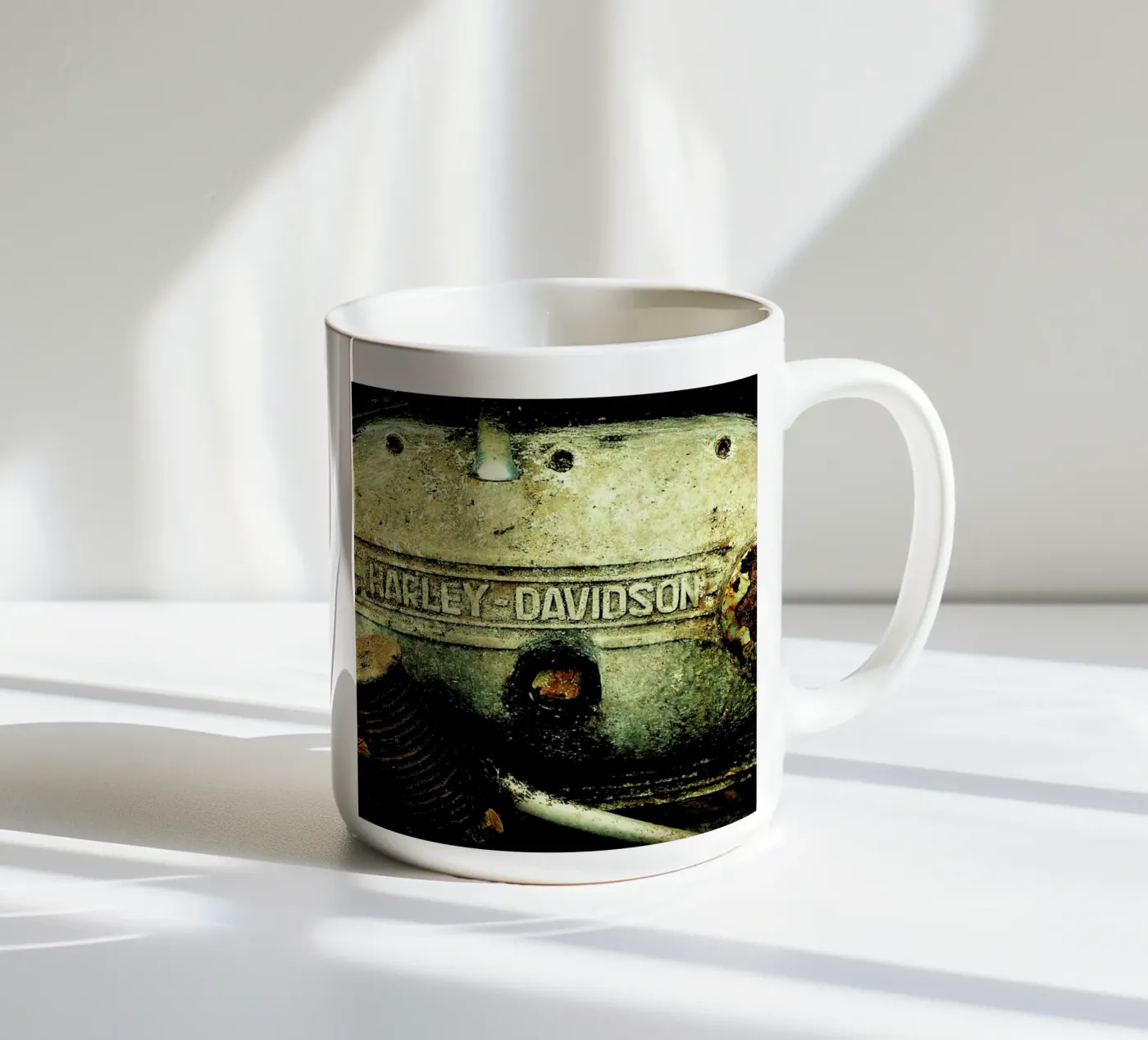 Harley ceramic mug by Robin Delean