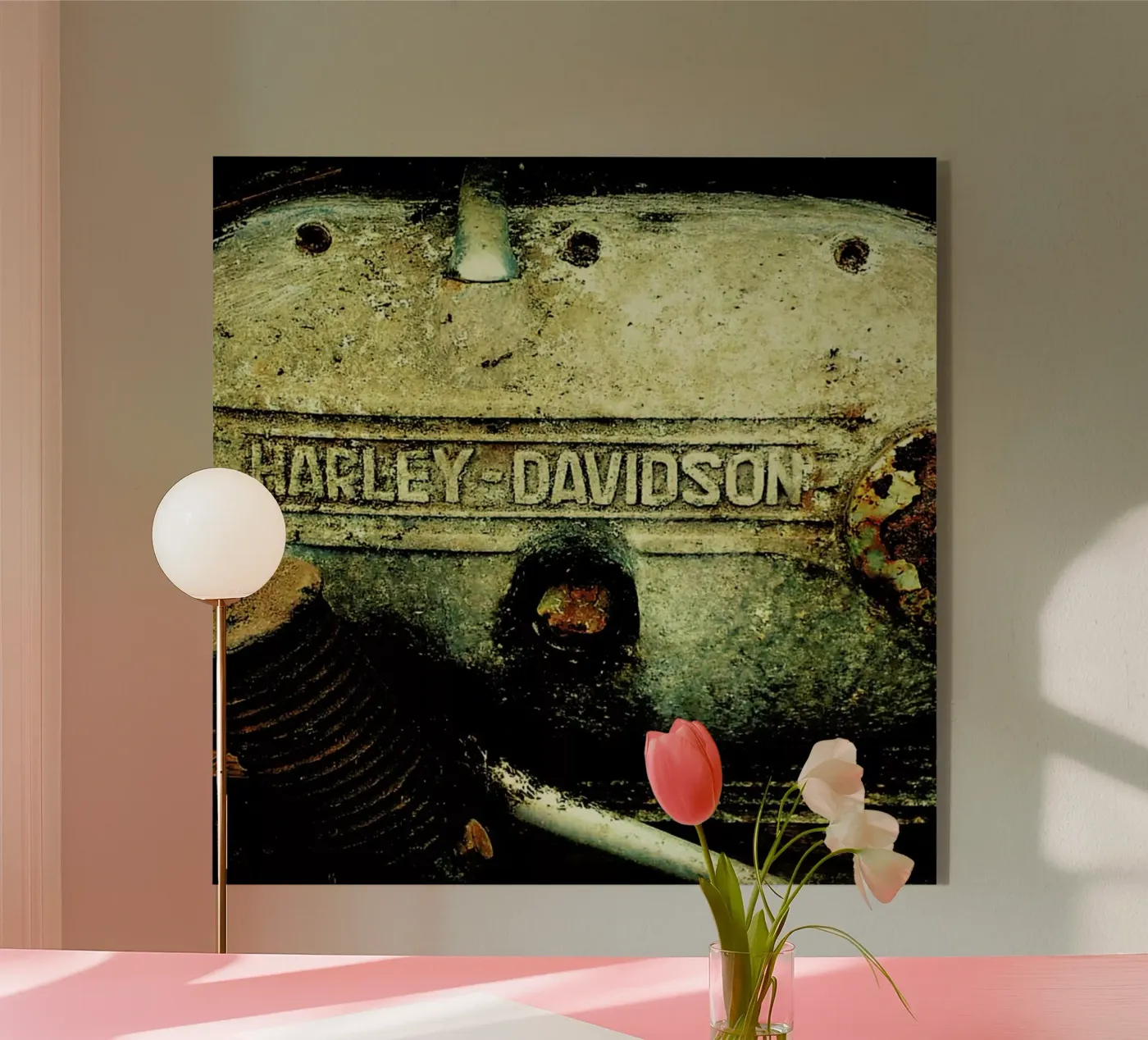 Harley acryl van Robin Delean