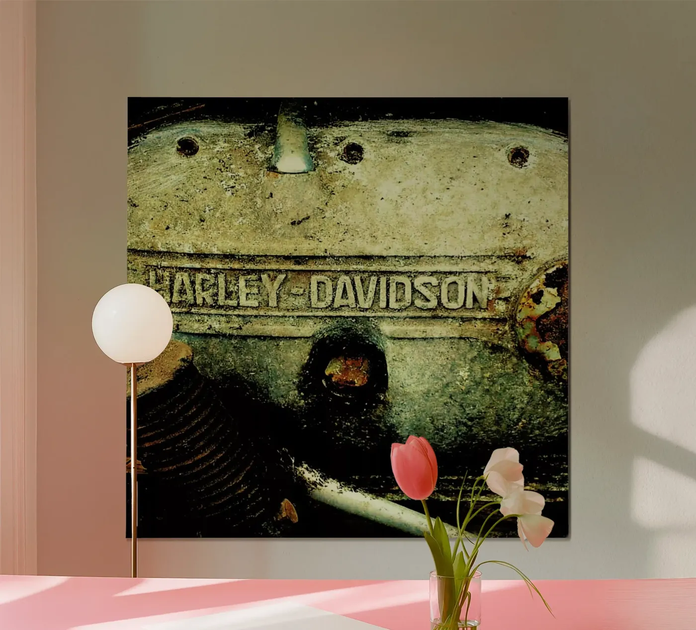 Harley poster van Robin Delean