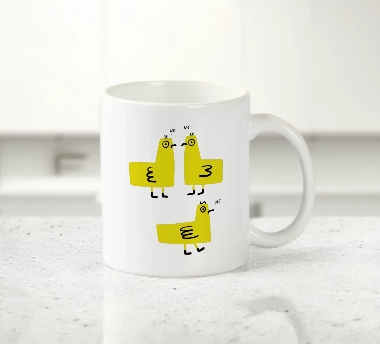 No tazza in ceramica da aucontraire
