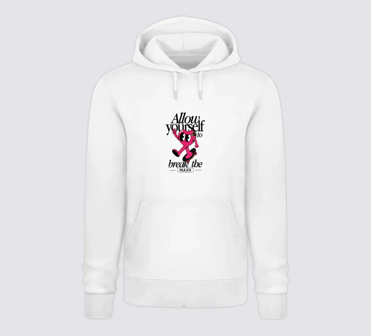 Break the Rules felpa con cappuccio da Studio Mooodz