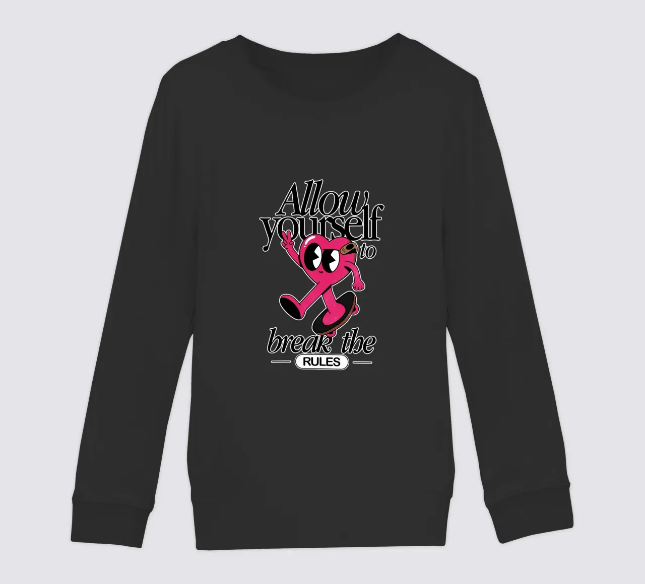 Break the Rules felpa bambino da Studio Mooodz