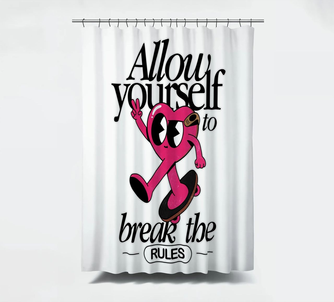 Break the Rules tenda da doccia da Studio Mooodz