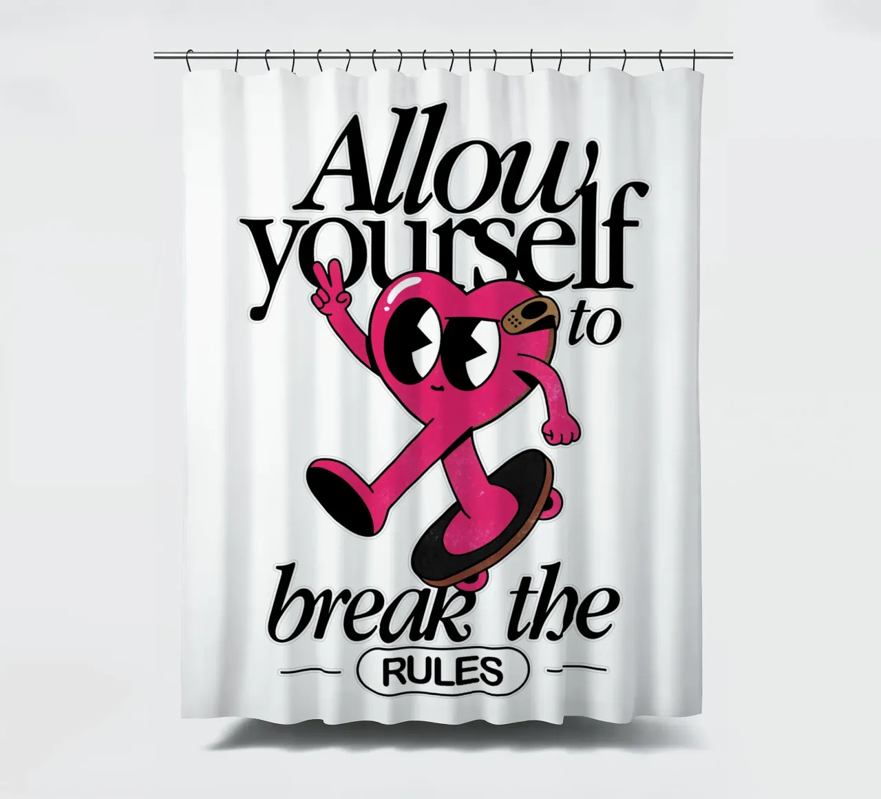 Break the Rules tenda da doccia da Studio Mooodz