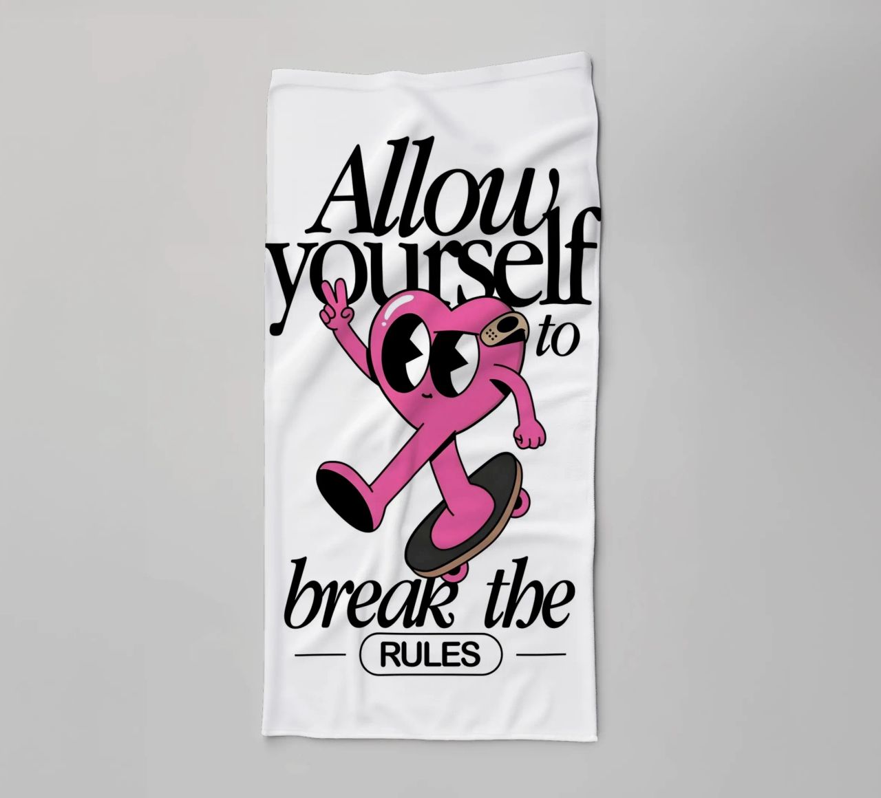 Break the Rules asciugamano da bagno da Studio Mooodz