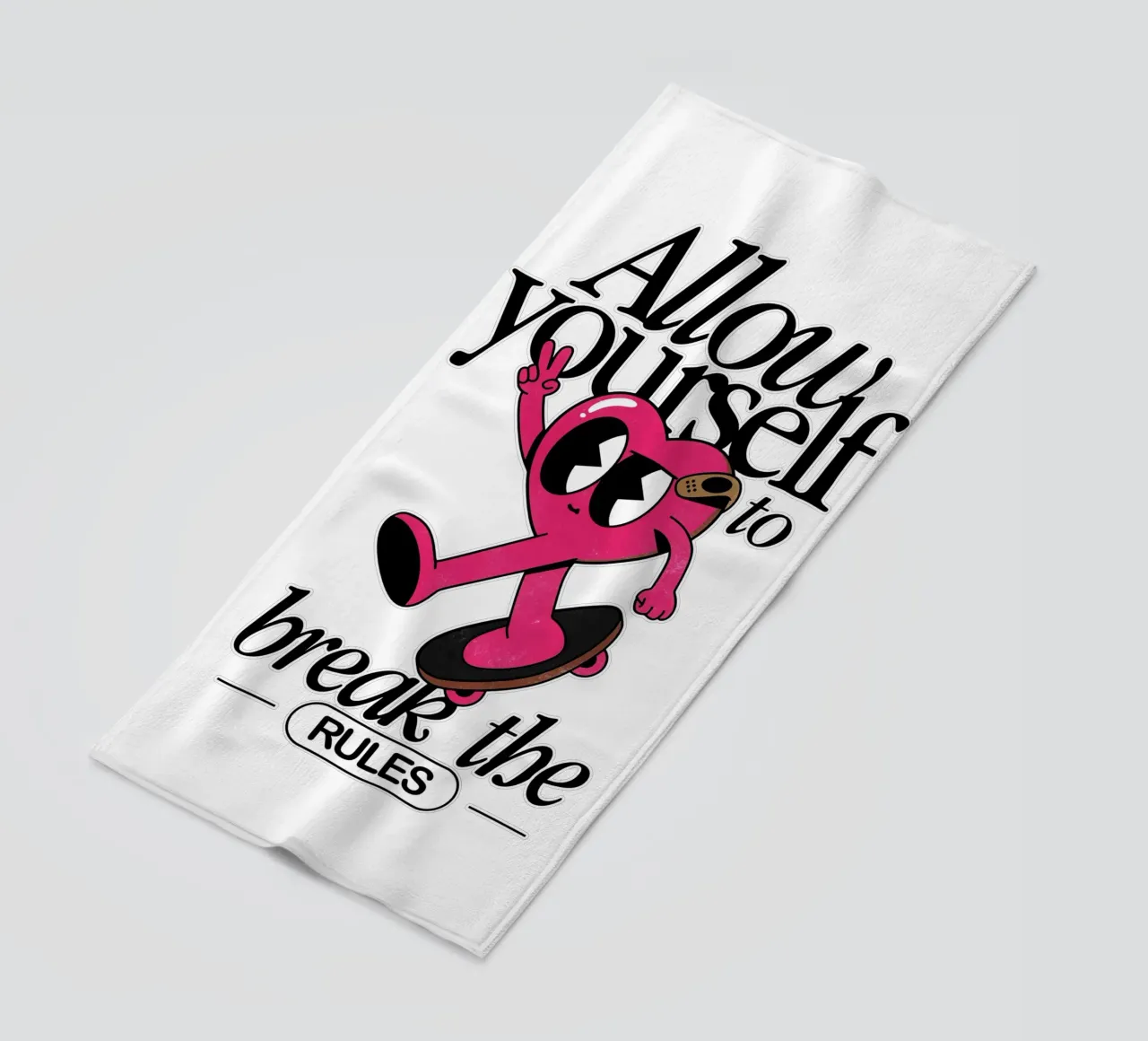 Break the Rules Strandtuch von Studio Mooodz