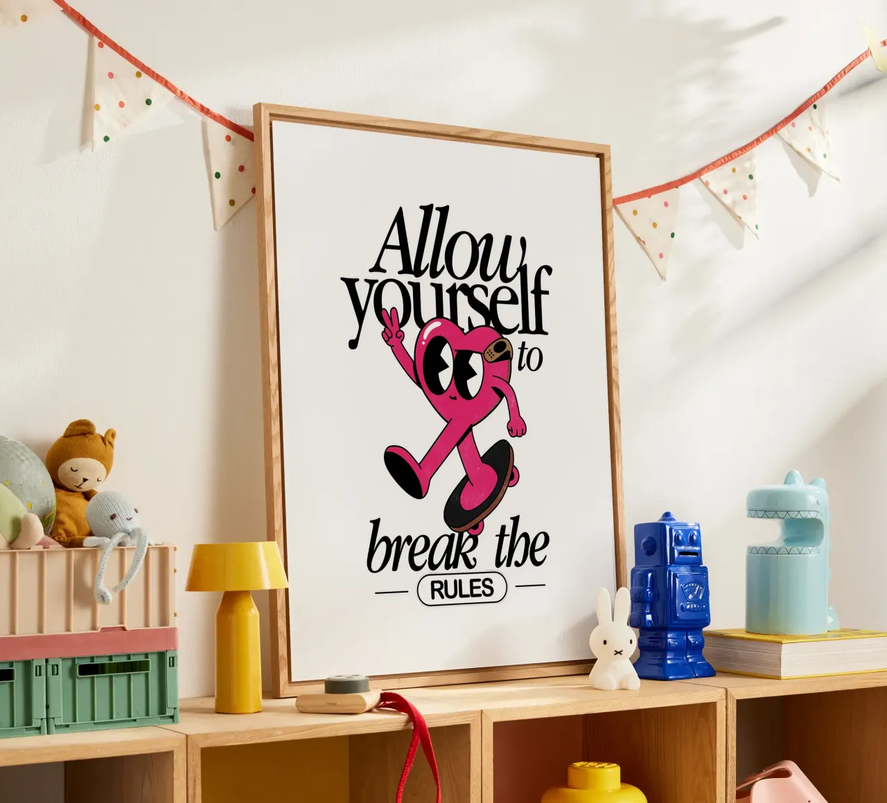 Break the Rules plexiglass da Studio Mooodz
