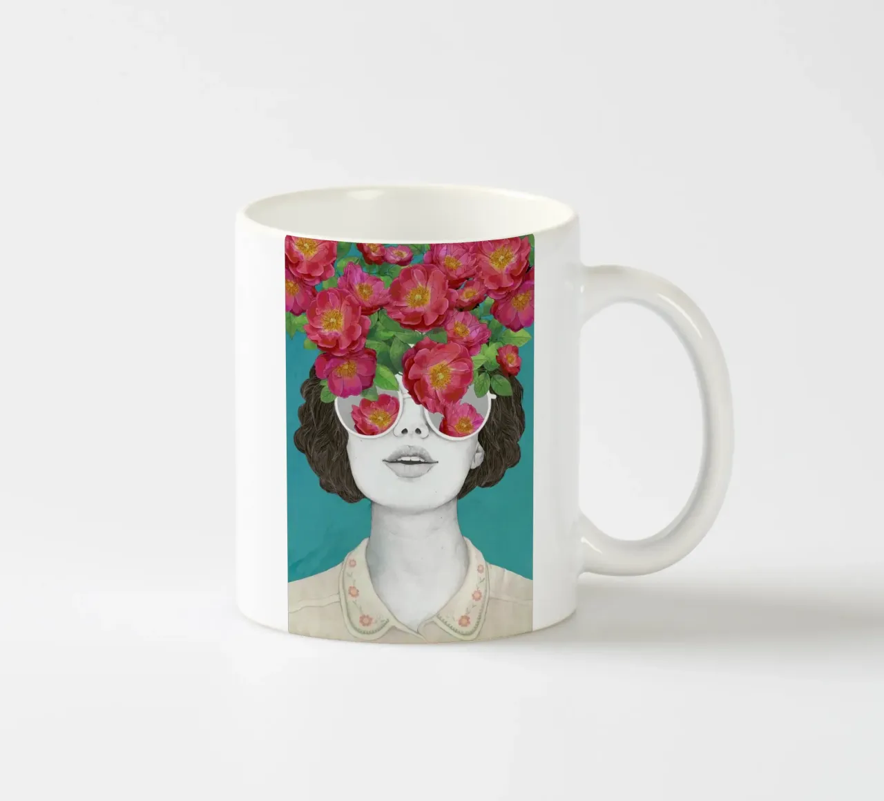 Rose Tinted tazza in ceramica da Laura Graves