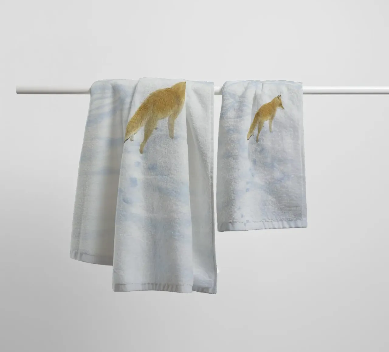 Composition of Shadow towel by Noji-Mikiko