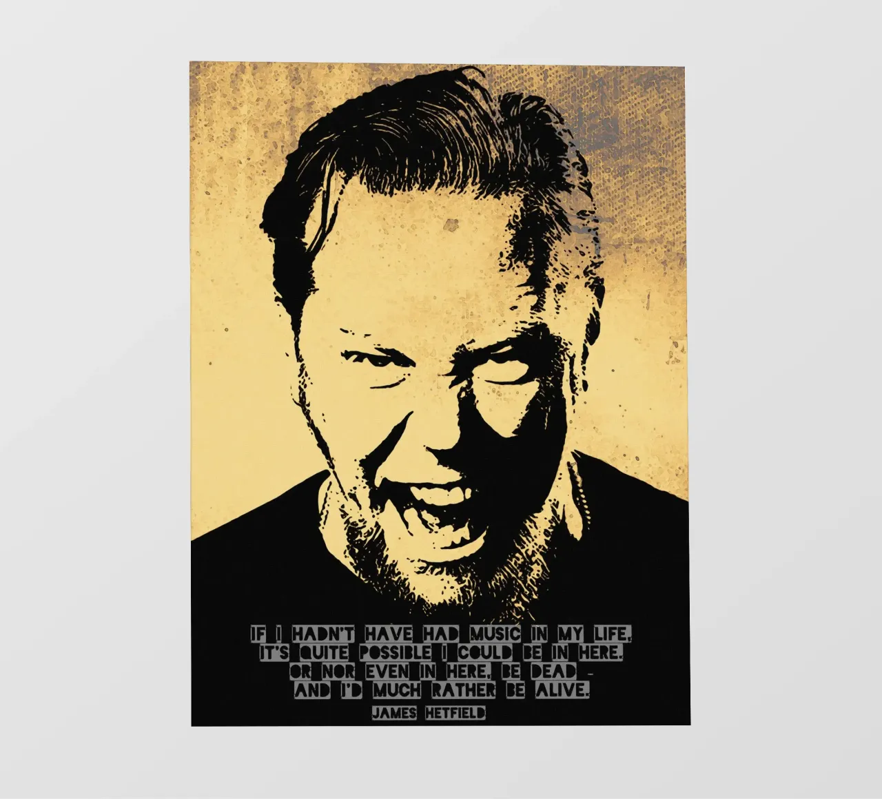 James Hetfield Citazione pellicola backlit da Gunawan Rb