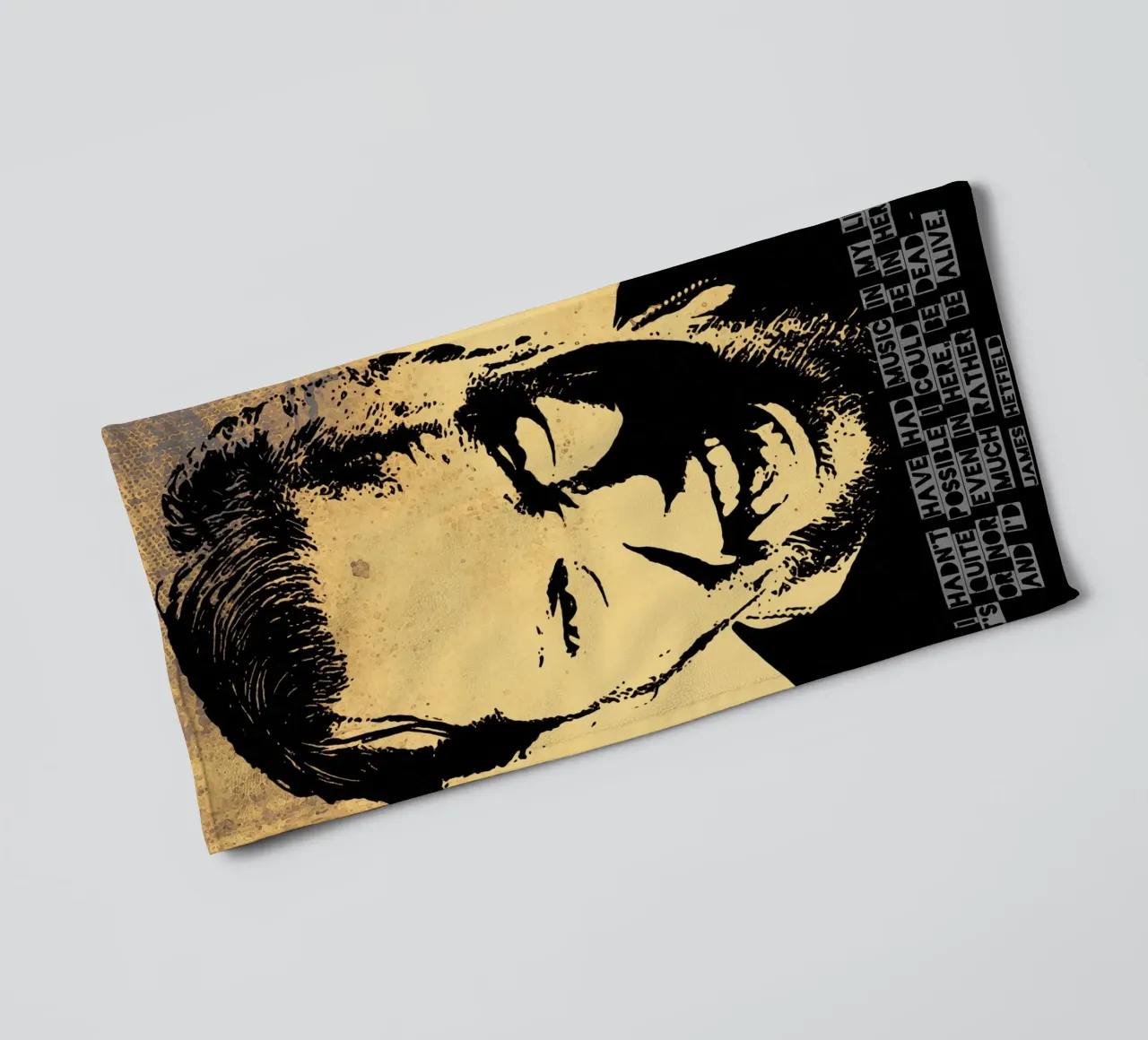 James Hetfield Zitat Handtuch von Gunawan Rb