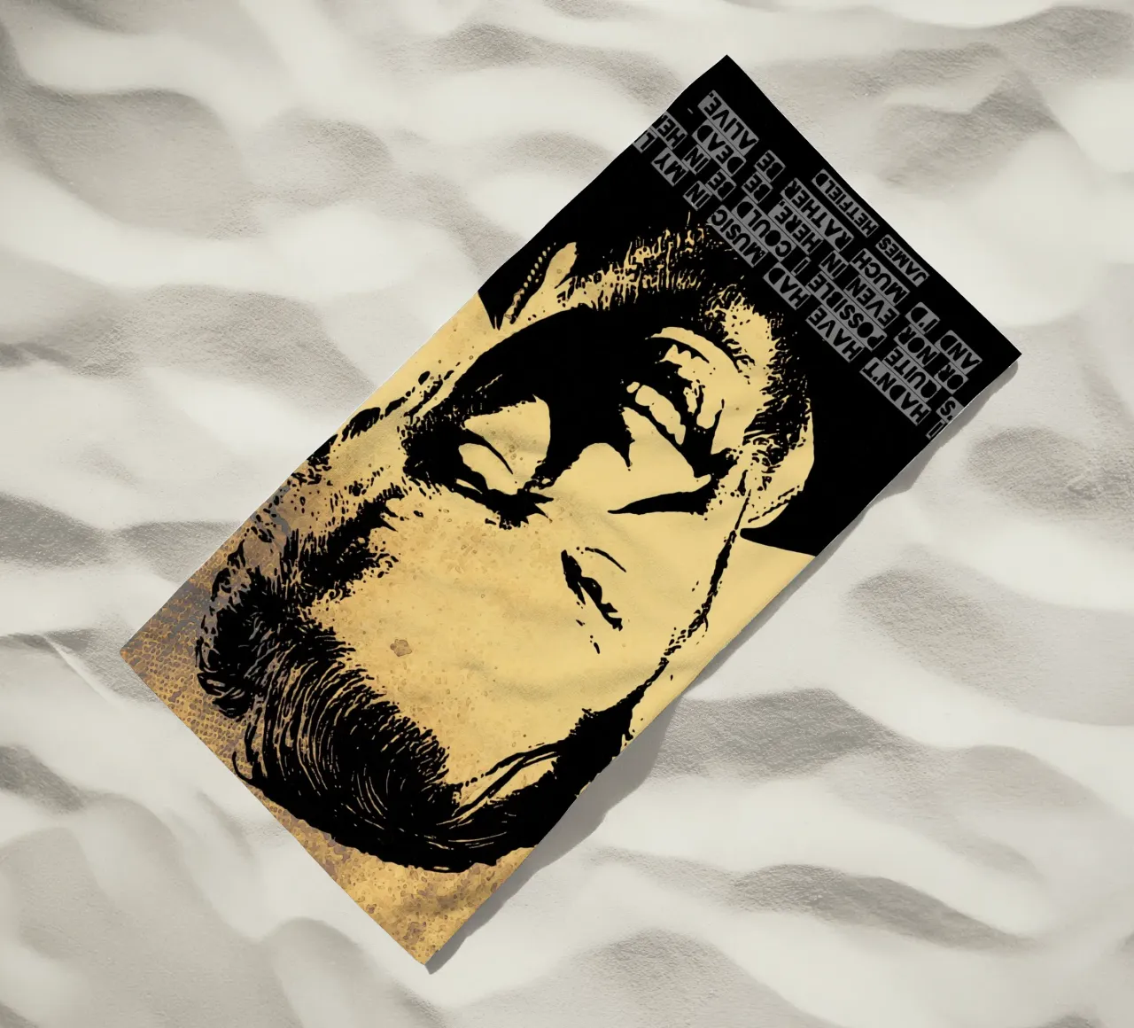 James Hetfield Citazione telo mare da Gunawan Rb